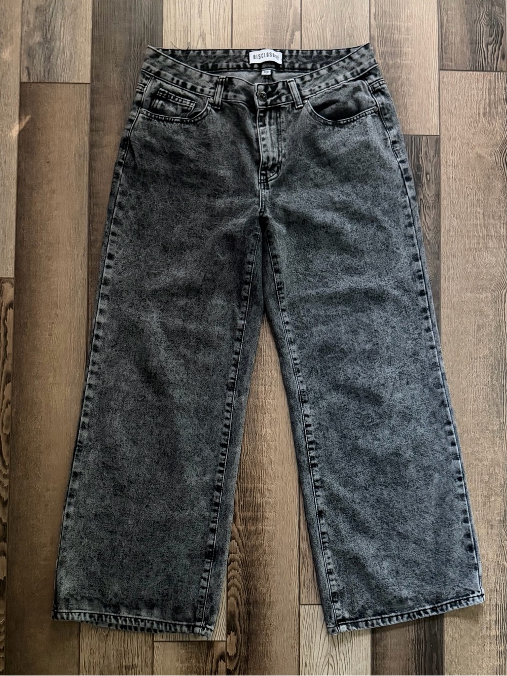 Vintage-Inspired Black Acid Wash Women’s Jeans by DISCLOSURE Size 11/30